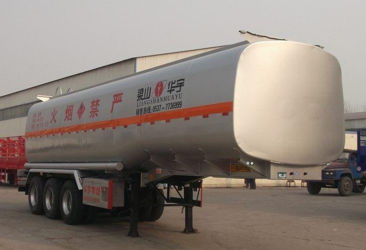 华宇达易燃液体罐式运输半挂车图片