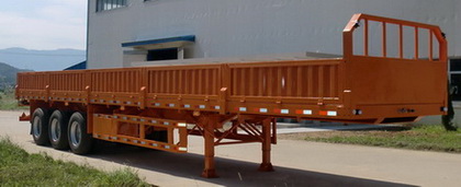 重汽集团福建专用车FJZ9390TLP型栏板式运输半挂车