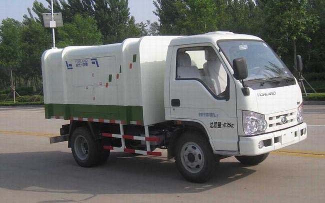 福田自卸式垃圾车图片