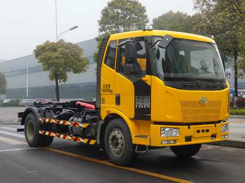 ZLJ5160ZXXCAE4型解放J6L车厢可卸式垃圾车