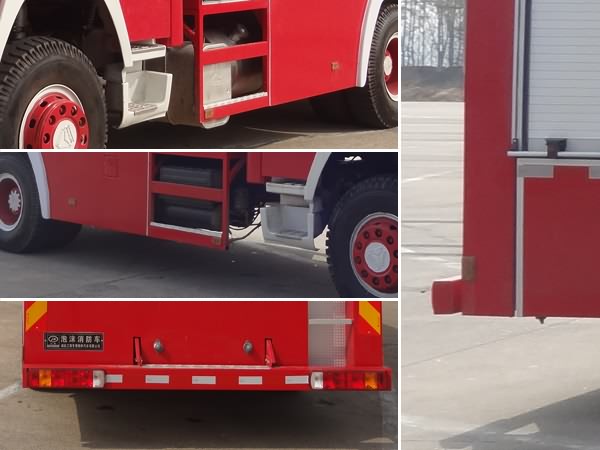 重汽单桥-8立方（吨）泡沫消防车图片