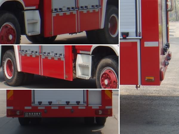 东风153-5.5立方（吨）泡沫消防车图片