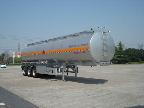 宏宙铝合金易燃液体罐式运输半挂车图片