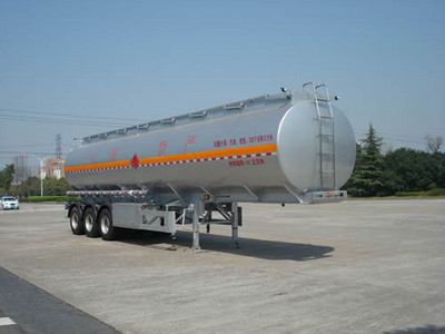 宏宙铝合金易燃液体罐式运输半挂车