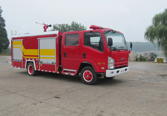 汉江水罐消防车图片