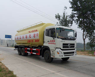 东风天龙32方低密度粉粒物料运输车图片