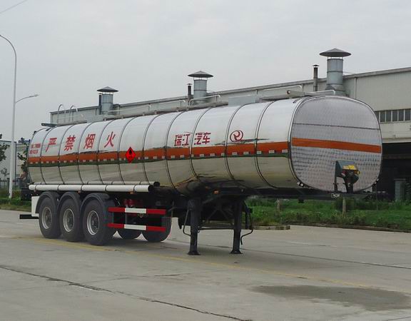 组图：芜湖中集瑞江汽车易燃液体罐式运输半挂车图片