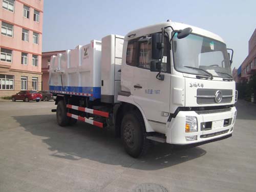 ZBJ5160ZLJNG型东风天锦天然气自卸式垃圾车