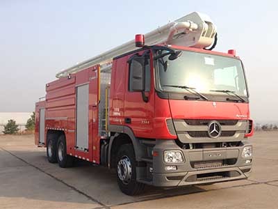 中联10-15万5吨举高喷射消防车