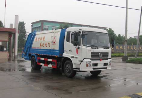 东风天锦8-12吨压缩式垃圾车