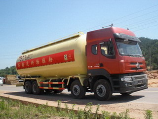东风柳汽霸龙M5前四后八低密度粉粒物料运输车图片