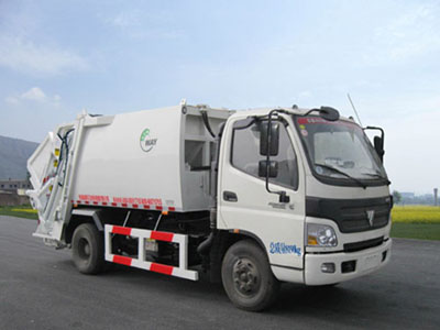 组图：青海新路环卫设备福田奥铃CTX压缩式垃圾车图片