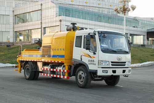 解放骏威(J5K)车载式混凝土泵车图片