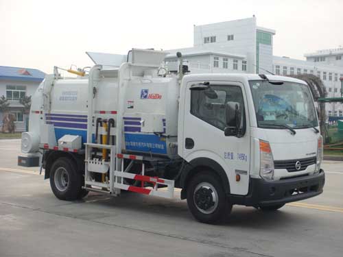 郑州日产凯普斯达自装卸式垃圾车图片