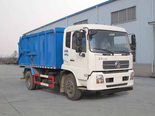 SZD5160ZLJD4型东风天锦自卸式垃圾车