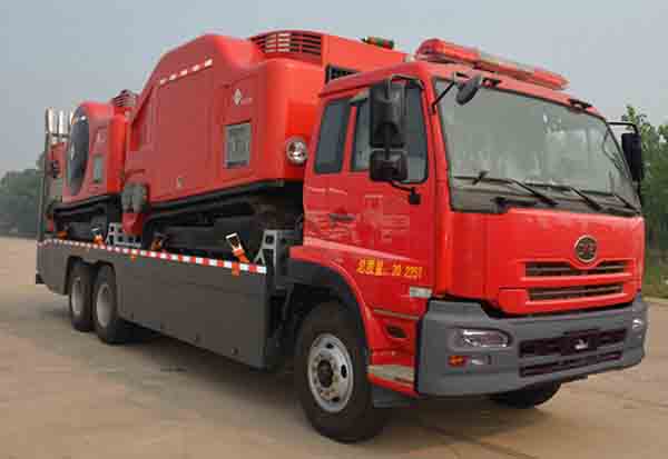 SJD5301TXFBP400-U型东风日产后双桥泵浦消防车