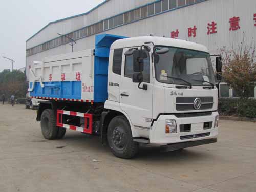 SZD5164ZLJD4型东风天锦自卸式垃圾车