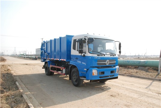 CGJ5165ZLJ型东风天锦自卸式垃圾车
