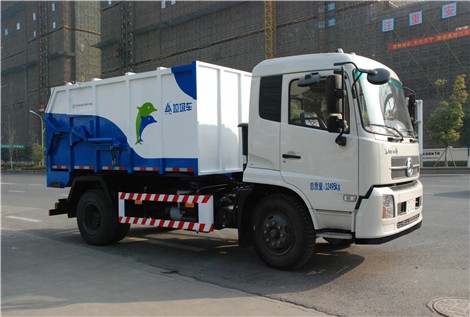 CGJ5122ZLJ型东风天锦自卸式垃圾车