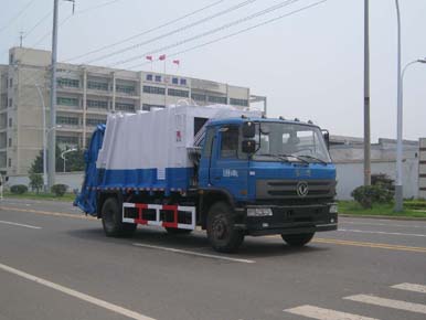 航天双龙专用汽车SLA5163ZYSEQ8型东风神宇御虎压缩式垃圾车