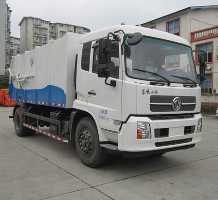 EQ5160ZDJS4型东风天锦压缩式对接垃圾车