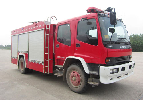 SGX5162GXFSG55-QL型庆铃五十铃FVR重卡水罐消防车