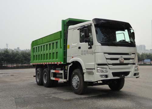 SGZ5250ZLJZZ4W41型中国重汽HOWO后双桥自卸式垃圾车