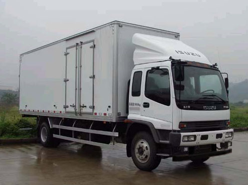 QL5160XXYARFR1J型庆铃五十铃FVR重卡厢式运输车