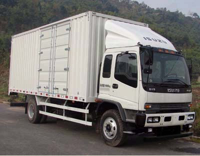 QL5160XXYANFRJ型庆铃五十铃FVR重卡厢式运输车