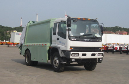 ZJV5160ZYSHBQ4型庆铃五十铃FVR重卡压缩式垃圾车