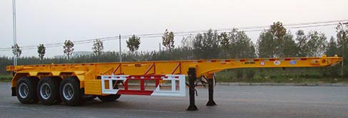 ZCZ9400TWYBYG型危险品罐箱骨架运输半挂车图片