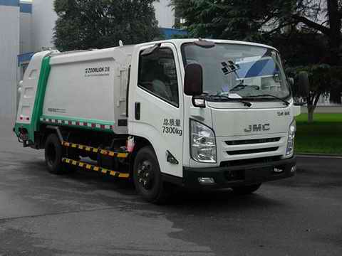 ZLJ5071ZYSJXE4型江铃凯锐单排压缩式垃圾车
