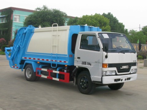 XZL5060ZYSJ4型江铃顺达单排压缩式垃圾车