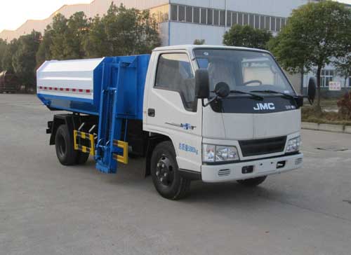 HLQ5061ZZZJ型江铃新顺达单排自装卸式垃圾车