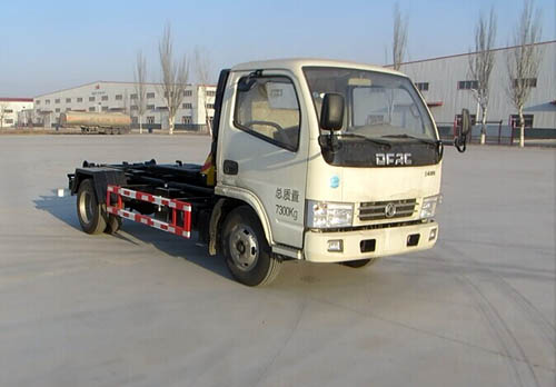 HLN5070ZXXD4型东风多利卡车厢可卸式垃圾车