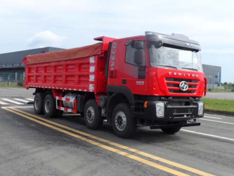 CQ5315ZLJHMDG306S型红岩新金刚前四后八自卸式垃圾车