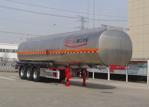 组图：芜湖中集瑞江汽车铝合金运油半挂车图片