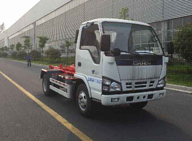 YZT5070ZXXE4型庆铃五十铃600P轻卡车厢可卸式垃圾车