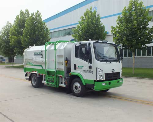 SMQ5071ZZZBEV型纯电动自装卸式垃圾车