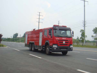 江特25-30万25吨水罐消防车