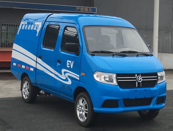 重庆长帆新能源汽车CFX5021XXYEVA2W型纯电动厢式运输车
