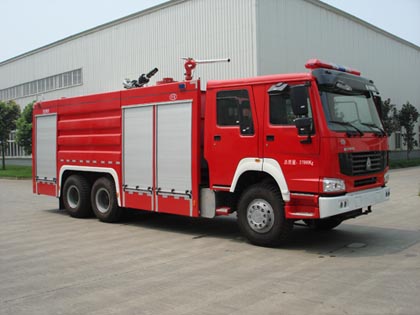 SXF5280TXFGP100-HW1型干粉泡沫联用消防车