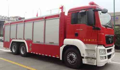 SJD5260TXFGP90-M型干粉泡沫联用消防车