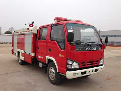 ZLJ5070GXFSG30型庆铃五十铃双排600P轻卡水罐消防车