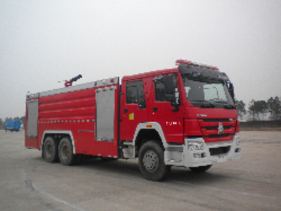 金盛盾牌(JDX5330GXFPM180/H)泡沫消防车结构及工作原理