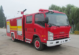 HXF5101GXFPM30型庆铃五十铃700P中卡泡沫消防车