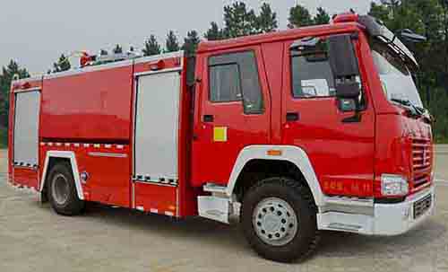 SJD5200GXFPM80-L型泡沫消防车
