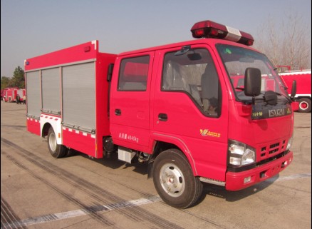 庆铃五十铃双排600P轻卡器材消防车图片