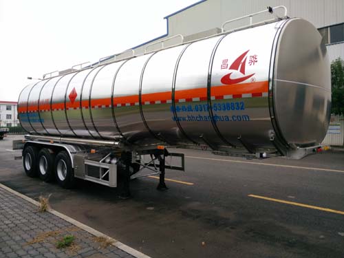HCH9406GRY型铝合金易燃液体罐式运输半挂车