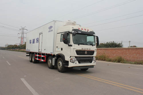 JHL5311XLC型中国重汽HOWO前四后八冷藏车